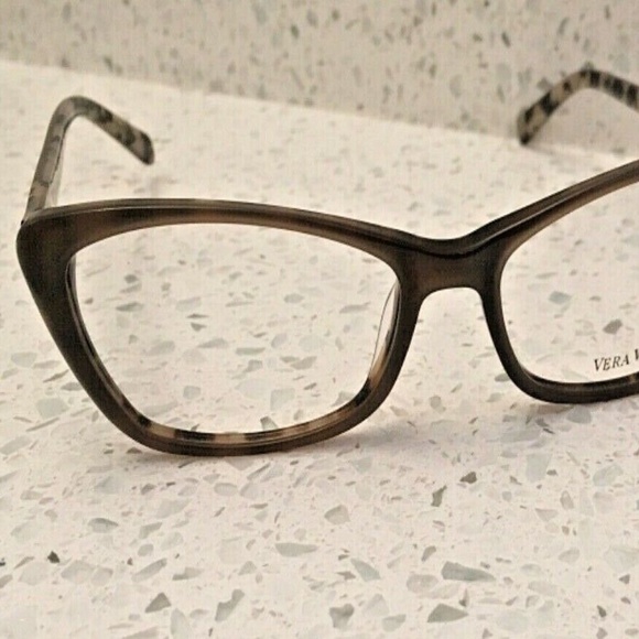 Vera Wang V384 Cat Eye Animal Print Brown Frames - Picture 2 of 15